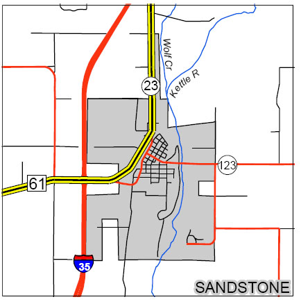 sandstone map